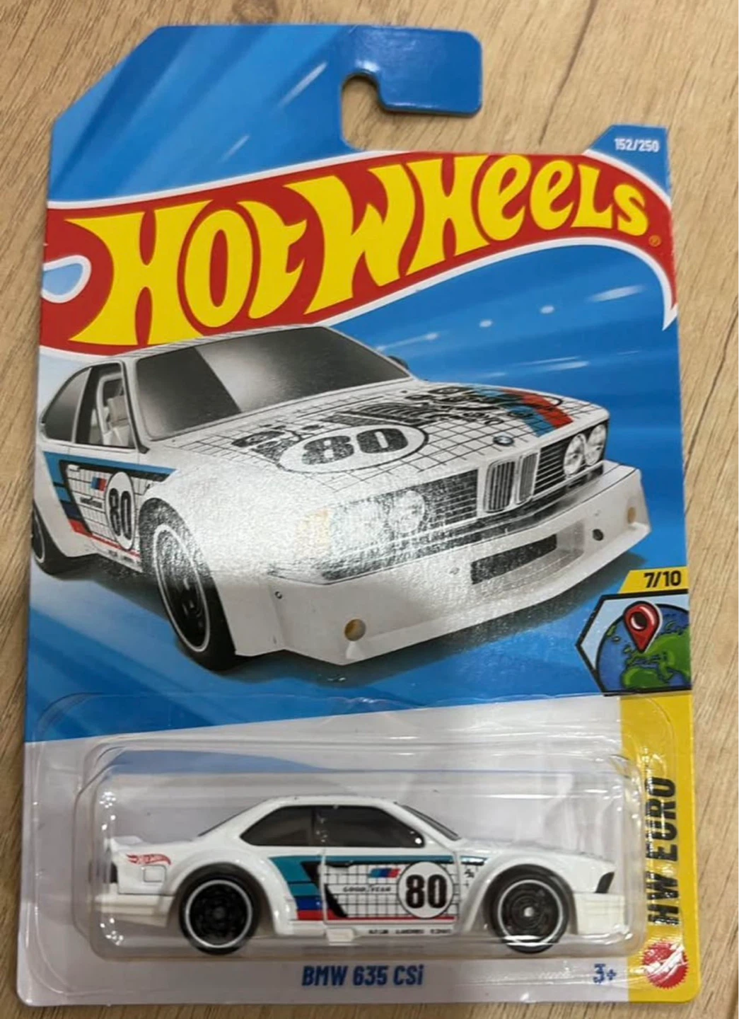 Hot Wheels BMW 635 CSi White Die-cast Car