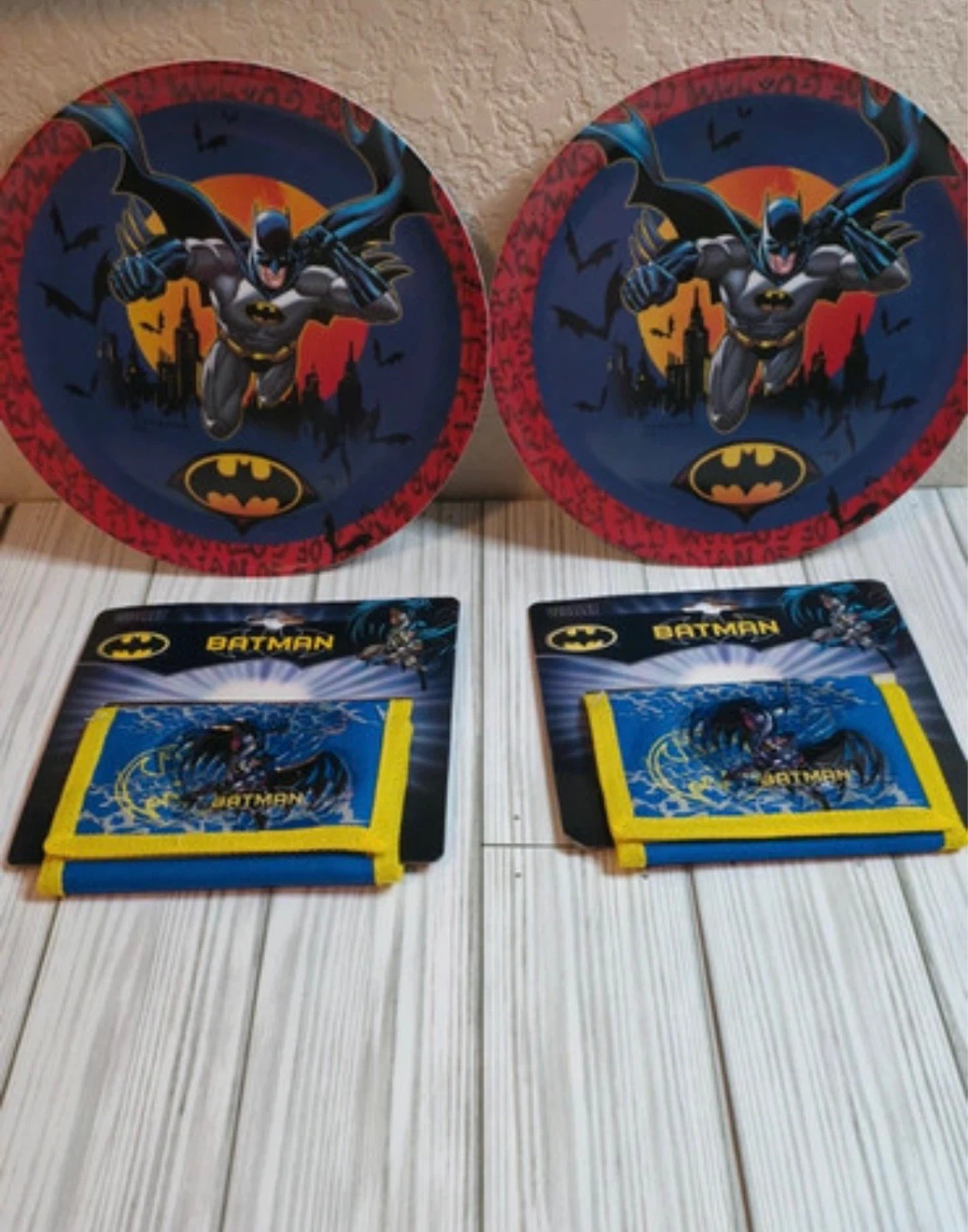 Batman Plates and Wallets Set⚽️
