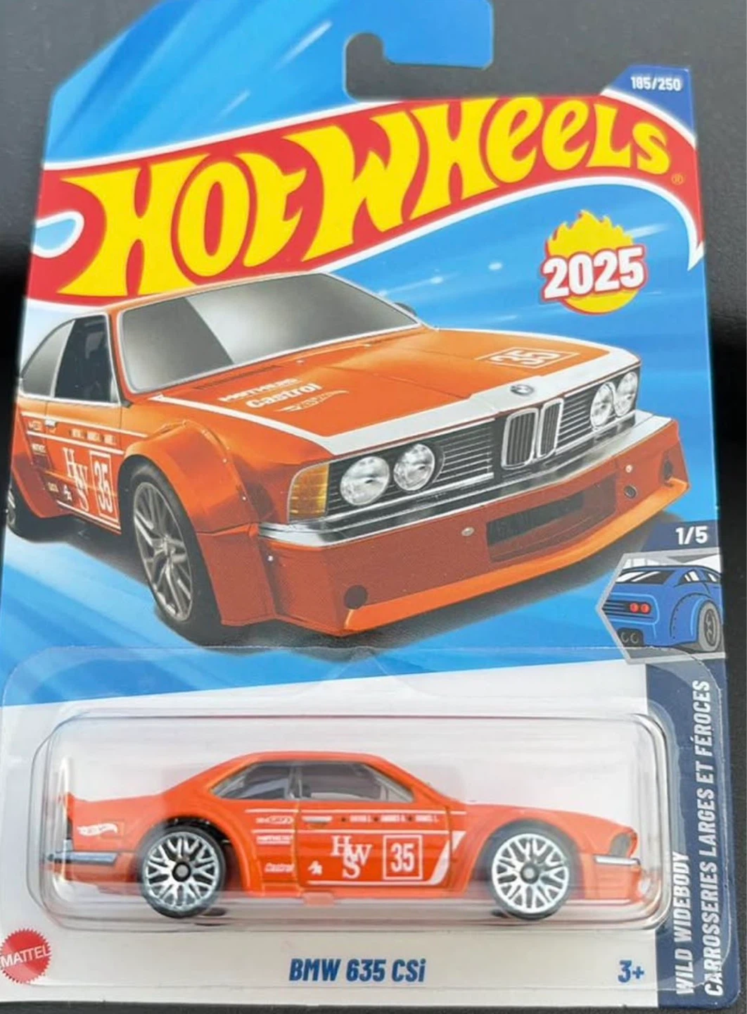 Hot Wheels BMW 635 CSi Diecast Car