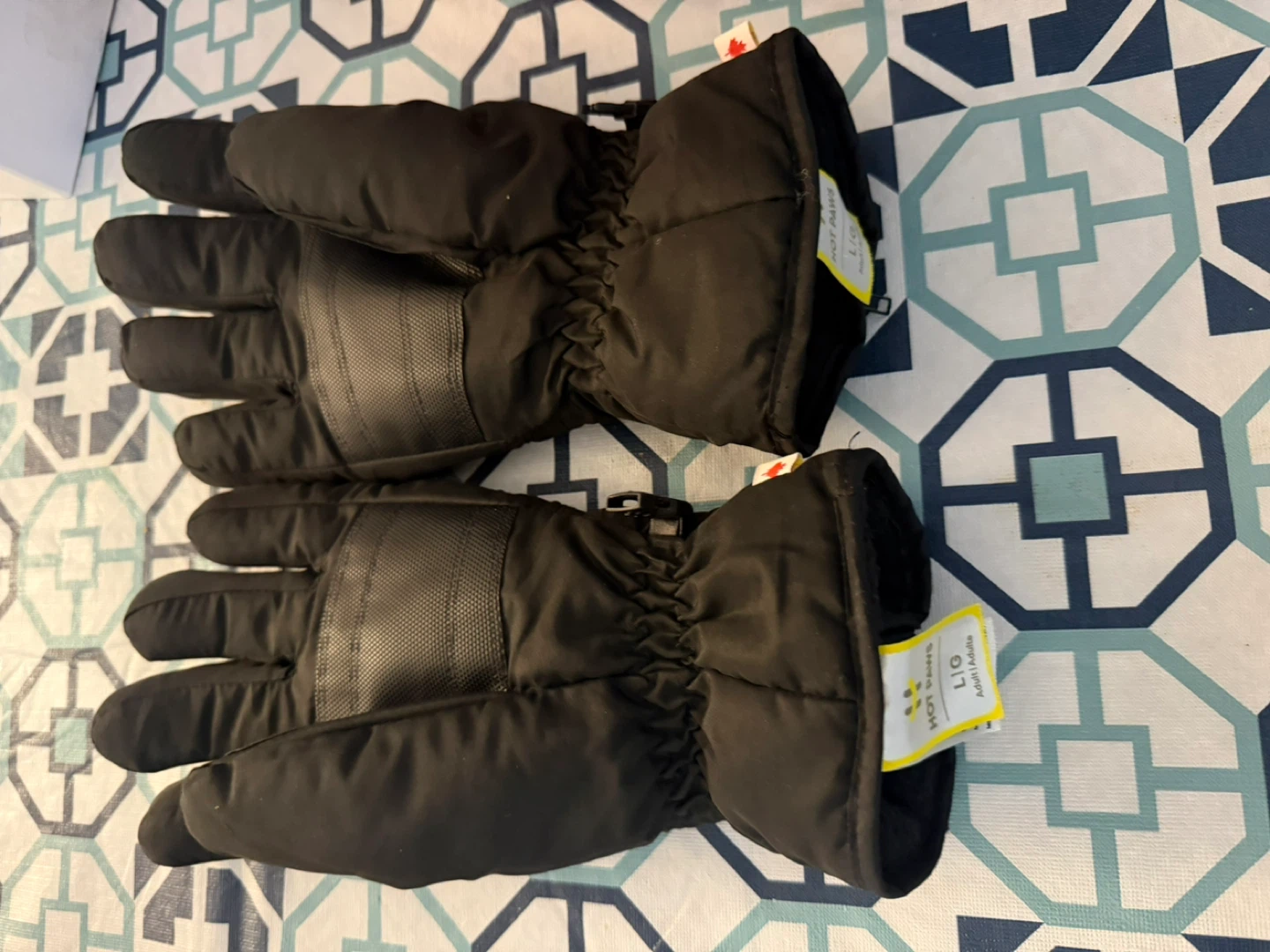 Hot Paws Black Ski Gloves - photo 3