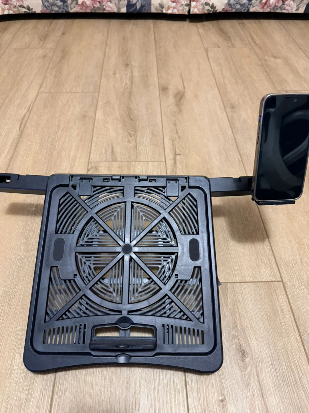 Adjustable Laptop Stand with Phone Holder