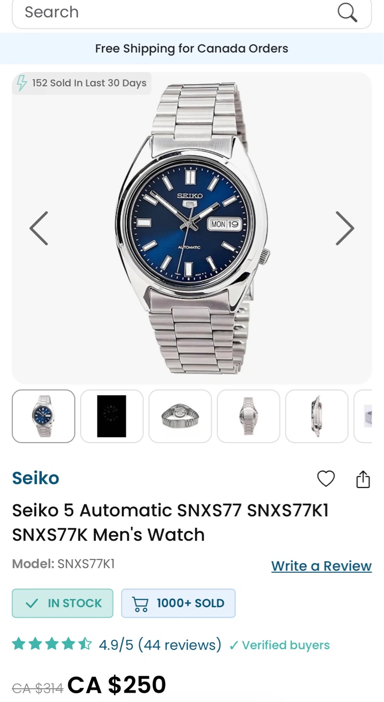 Seiko 5 Automatic Men’s Watch - photo 5