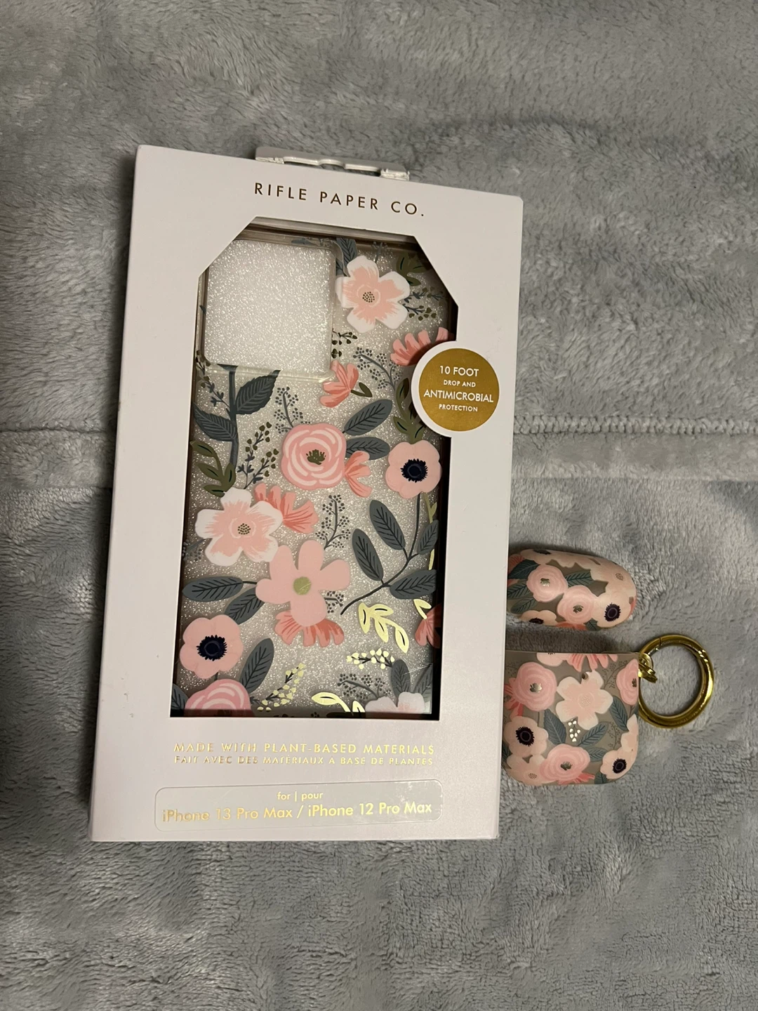 Rifle Paper Co. Floral iPhone 13 Pro Max Case & AirPods 2 Case