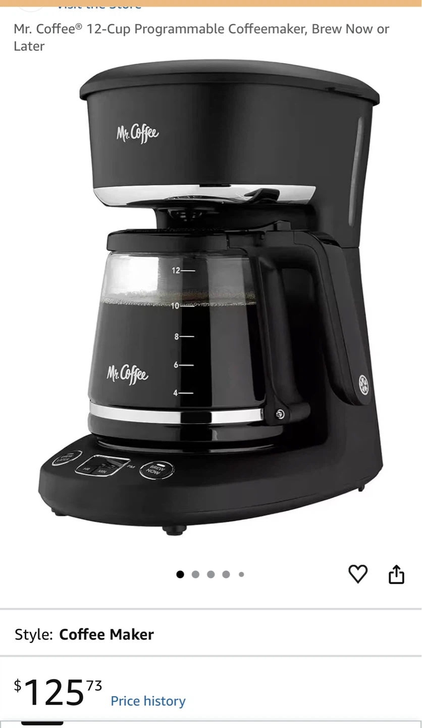 Mr. Coffee 12-Cup Programmable Coffee Maker