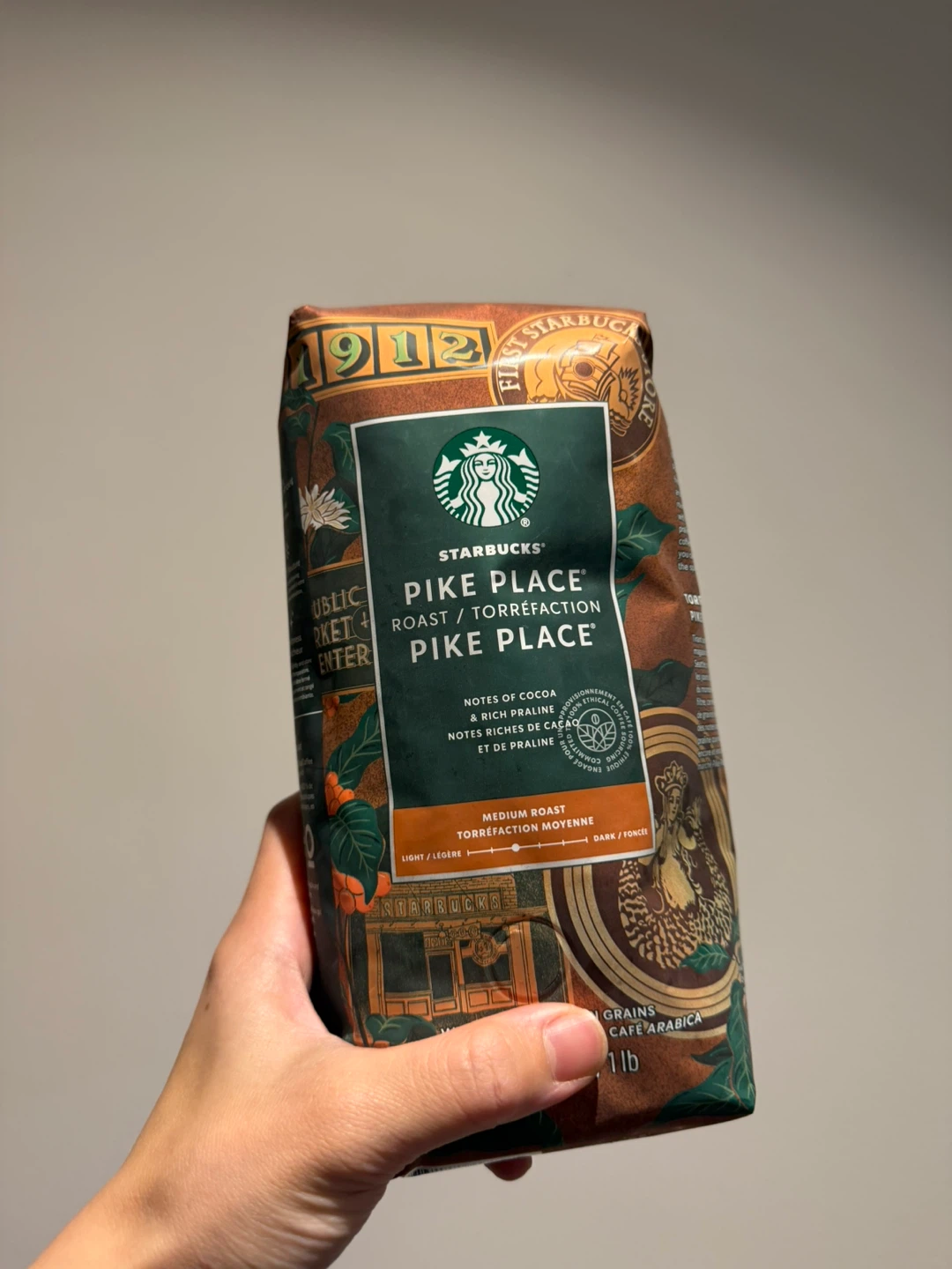 [ expire July 13]Starbucks Pike Place Roast Whole Bean