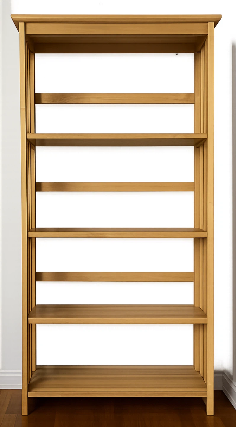 Ikea Wooden 4 shelf  Bookcase