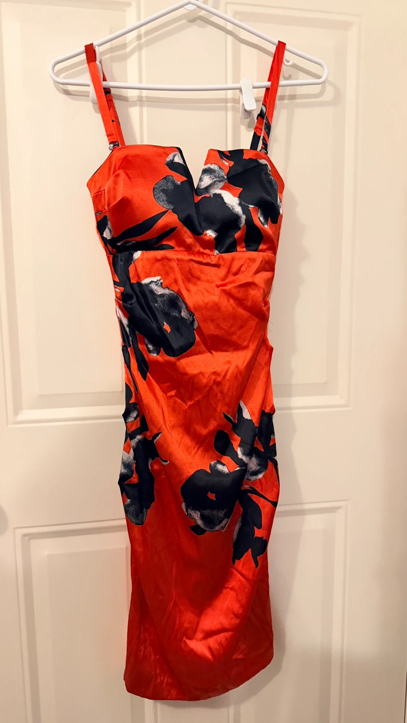 Le Château floral ruched dress. Size S - photo 2