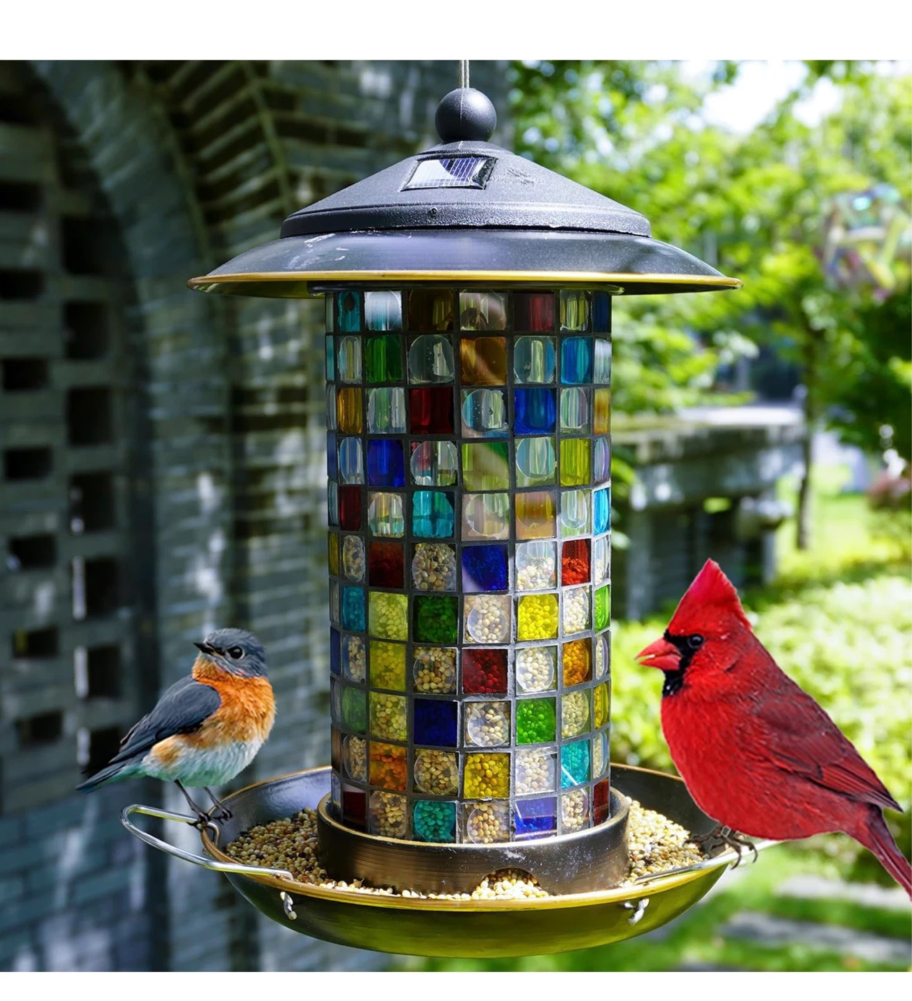 Fusion Solar Mosaic Bird Feeder - photo 3