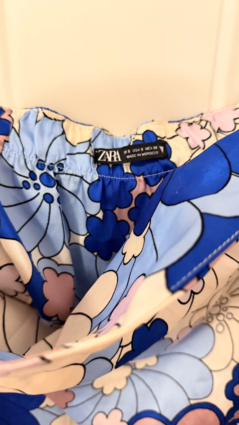 ZARA Floral Print Slip Dress - Size S/M - photo 2