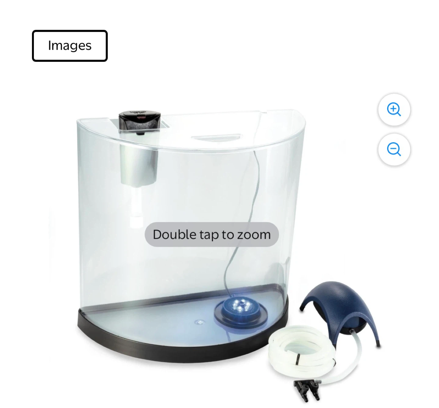 GloFish 3 Gallon Aquarium Kit with Filter, Air Pump and Lighting - photo 2