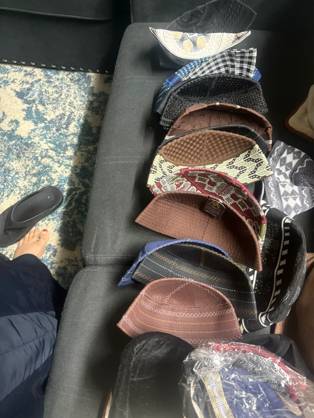 Assorted Islamic Prayer Caps (Kufi Hats)