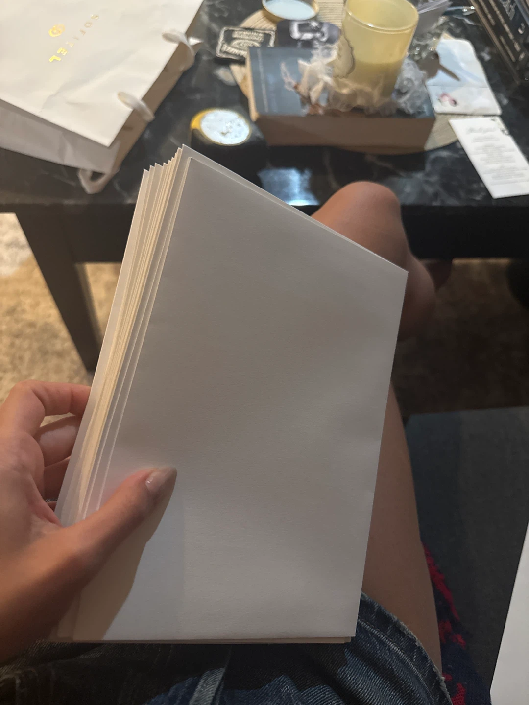 20 Off-White Thick Enveloppes