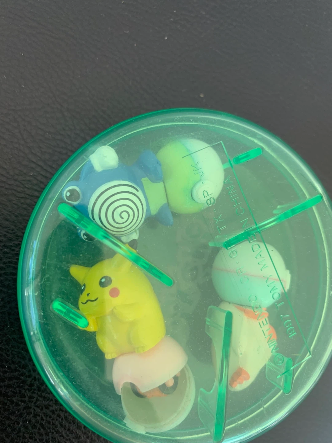 1997 Pokemon Roll & Play Rubber Stamps Pikachu Poliwhirl Chansey - photo 2