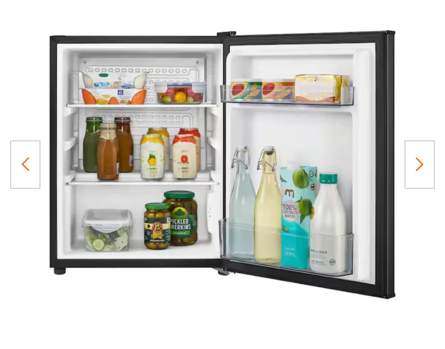 Black 2.6 cu. ft. Mini Refrigerator - photo 2