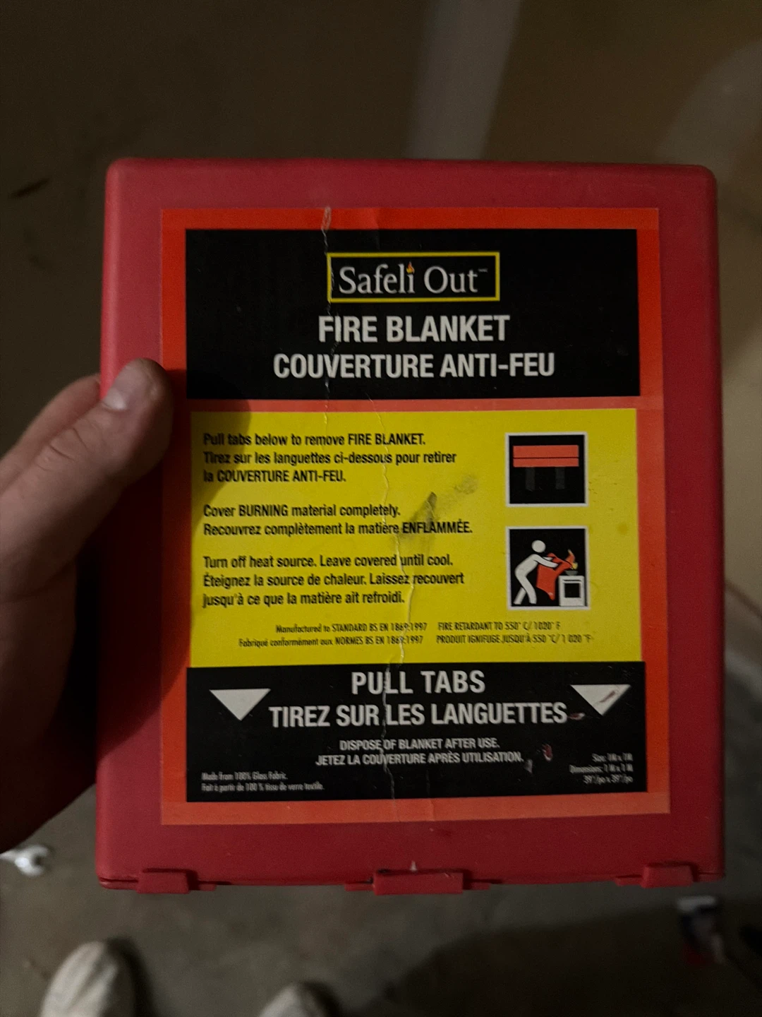 Safeli Out Fire Blanket