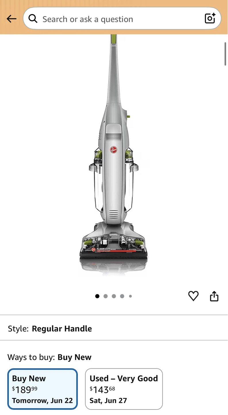 Hoover FloorMate Deluxe Hard Floor Cleaner