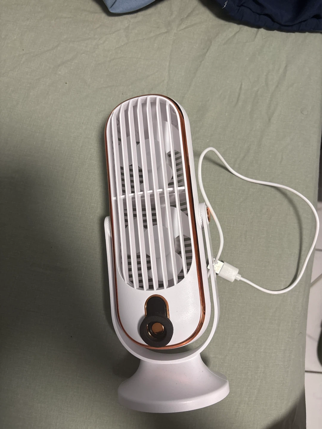 White Portable USB Fan