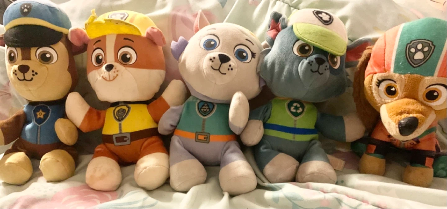 Paw Patrol Plush Toys - Set of 5