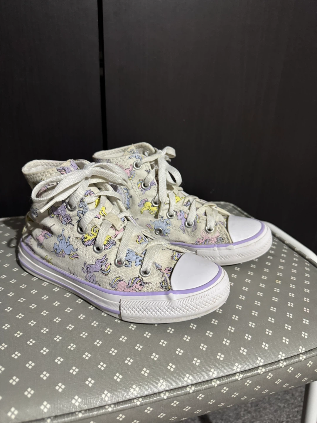 Converse US 13 Chuck Taylor All Star High Top Unicorn Shoes