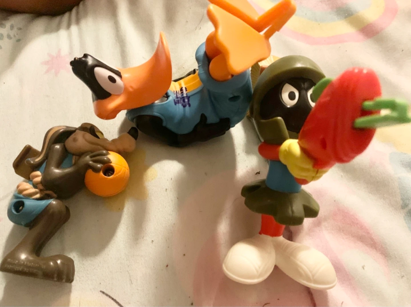 Space Jam Action Figures - Wolfe Daffy Duck, Marvin the Martian