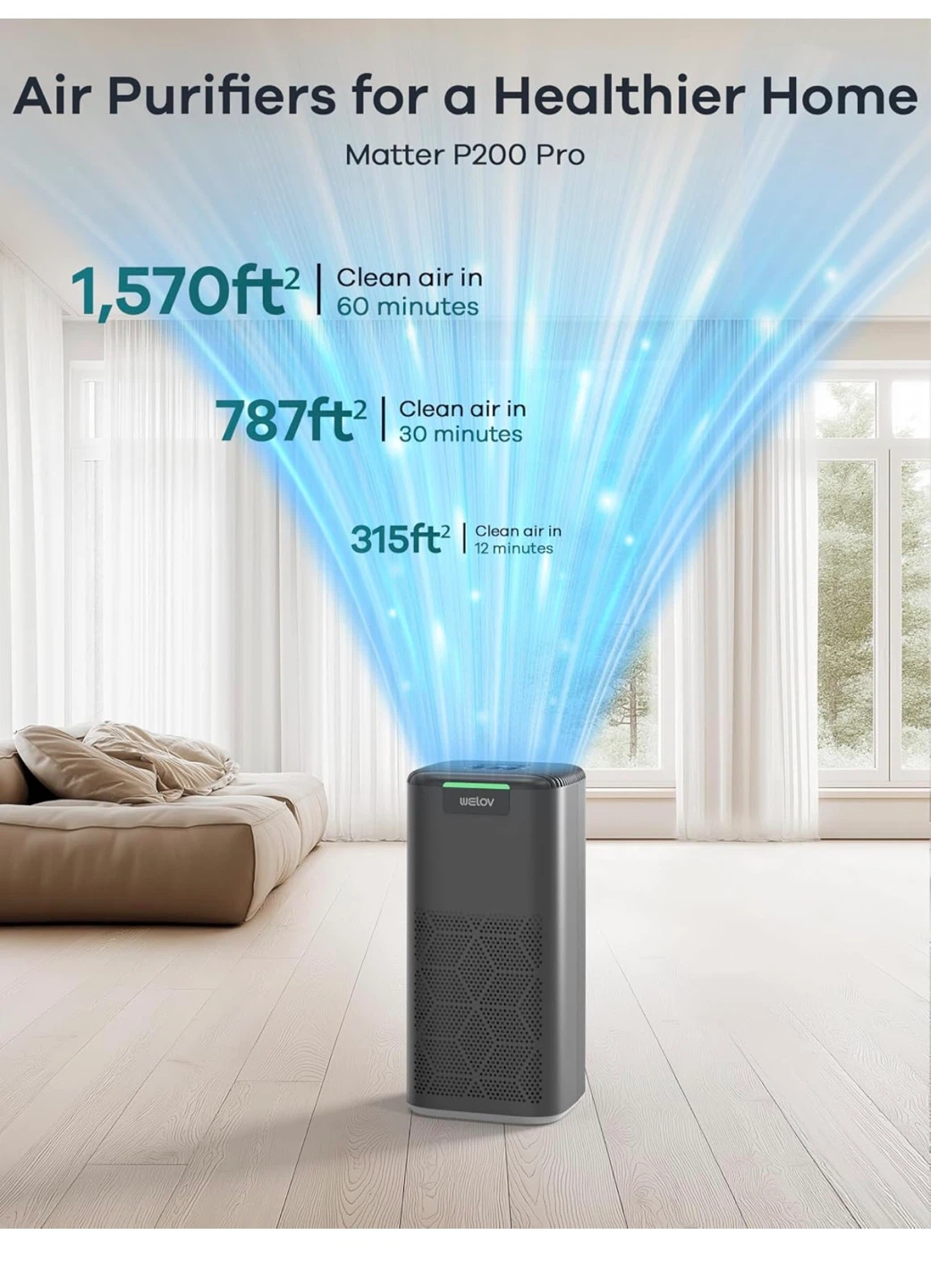 Welov Matter P200 Pro Air Purifier - photo 2