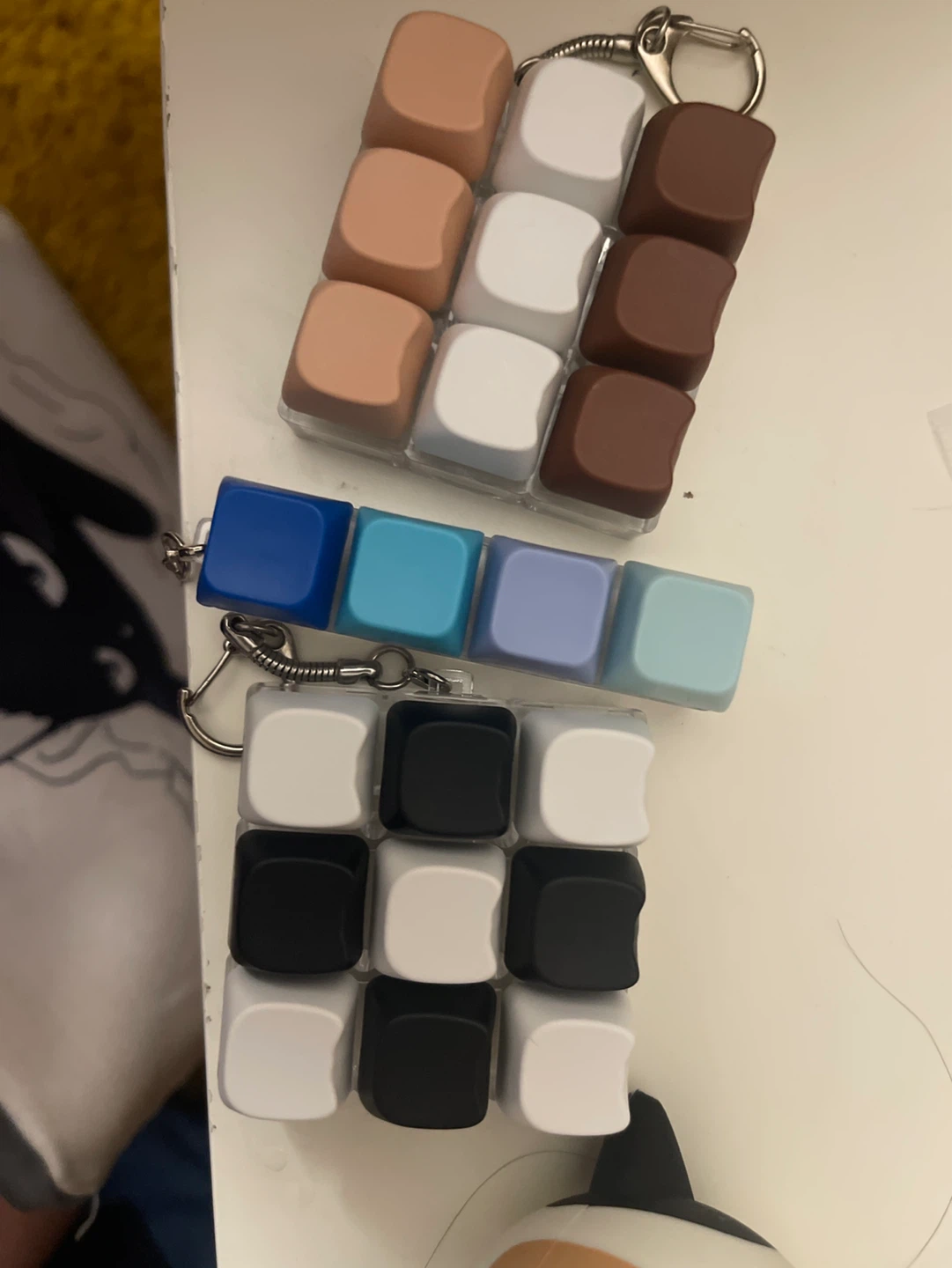 Keychain Fidget Toys. Keyboard clicker.