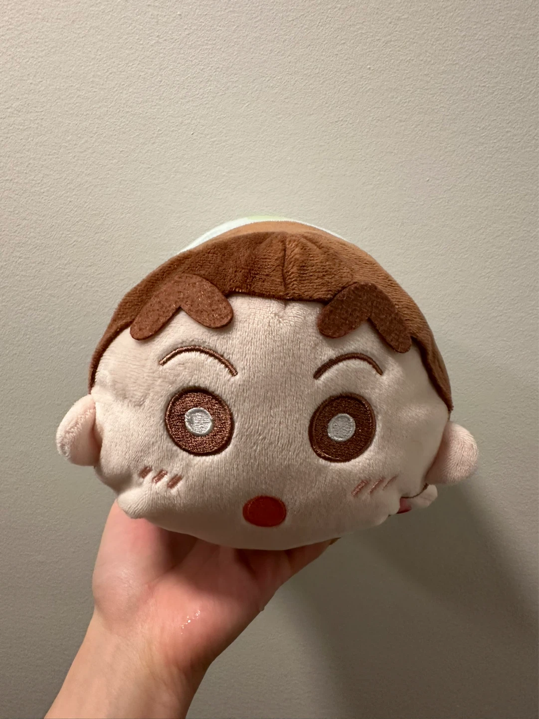 Cute Plush Toy with Geometric Pattern