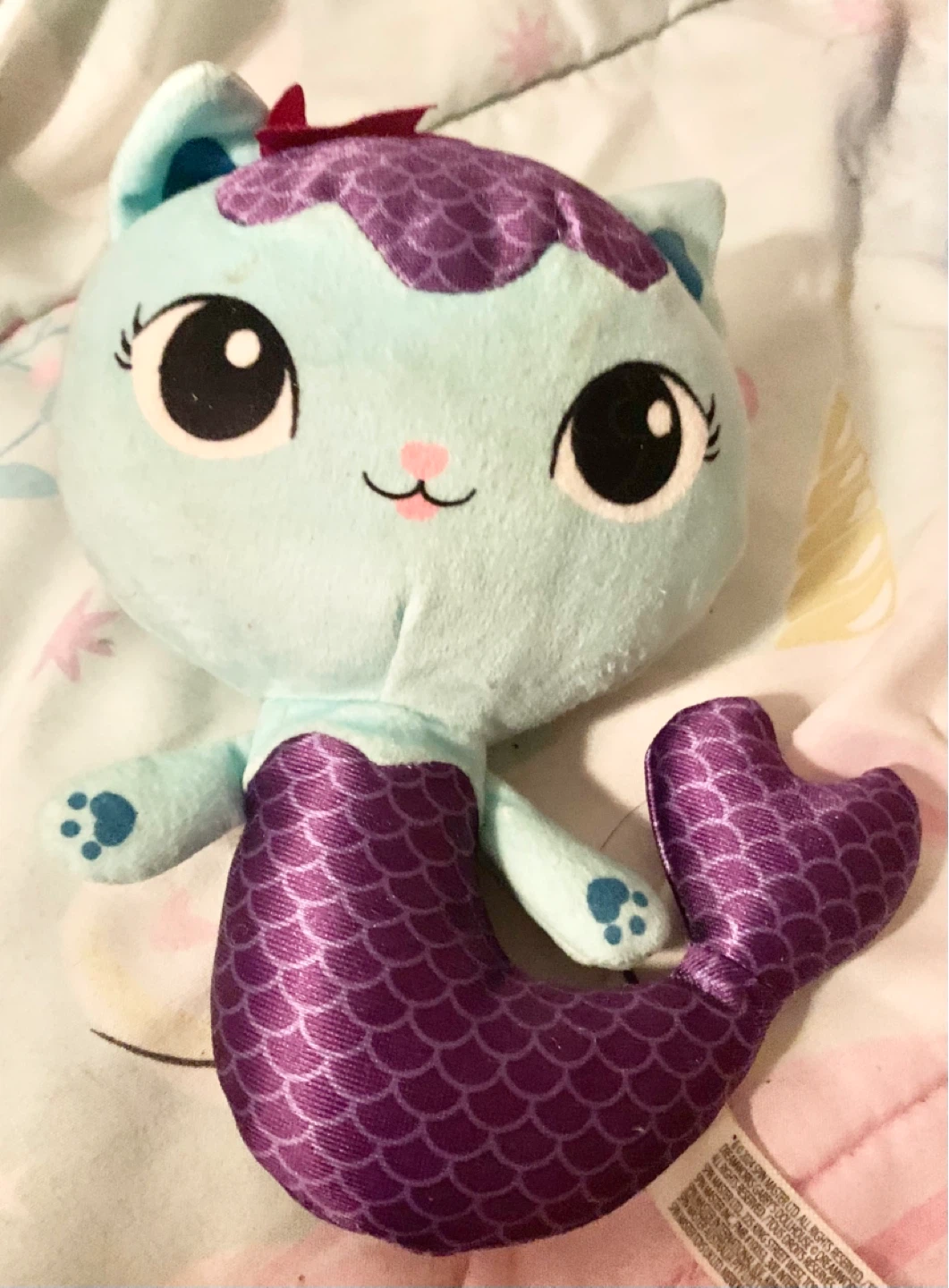 Gabby's Dollhouse Mermaid Cat Plush Toy