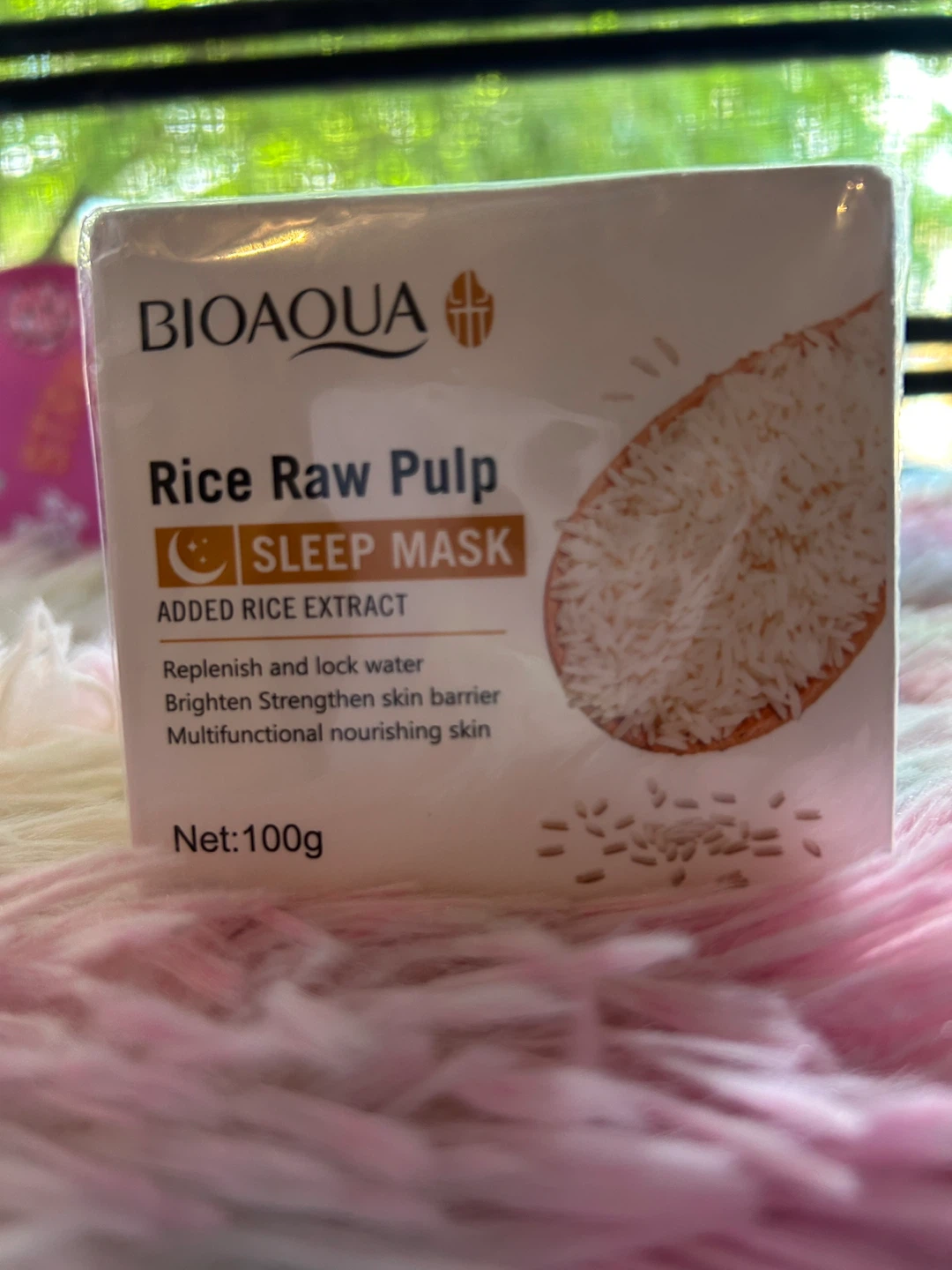 BIOAQUA Rice Raw Pulp Sleep Mask 100g