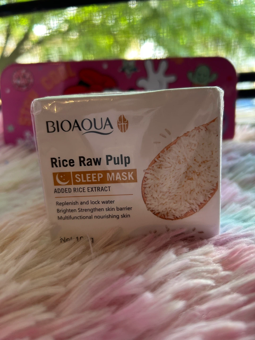 BIOAQUA Rice Raw Pulp Sleep Mask 100g - photo 2