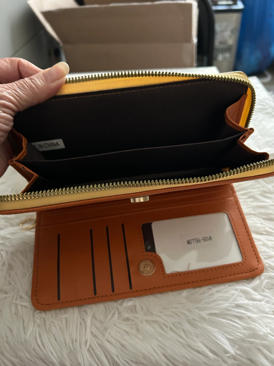 Yellow Wallet with Wrist Strap - photo 3