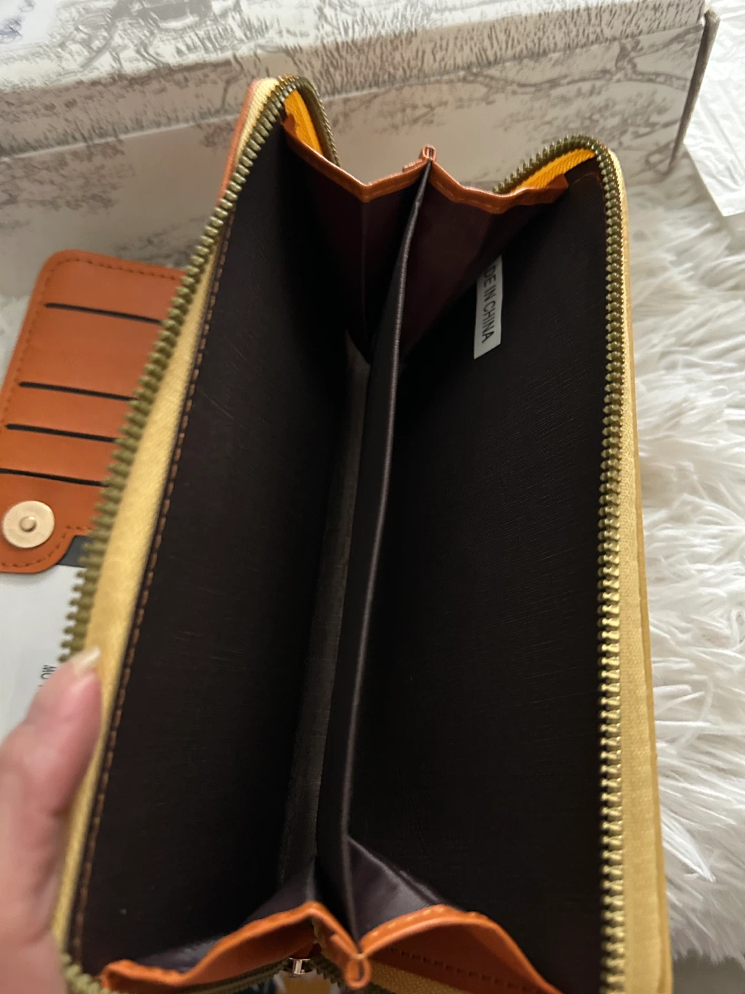 Yellow Wallet with Wrist Strap - photo 4