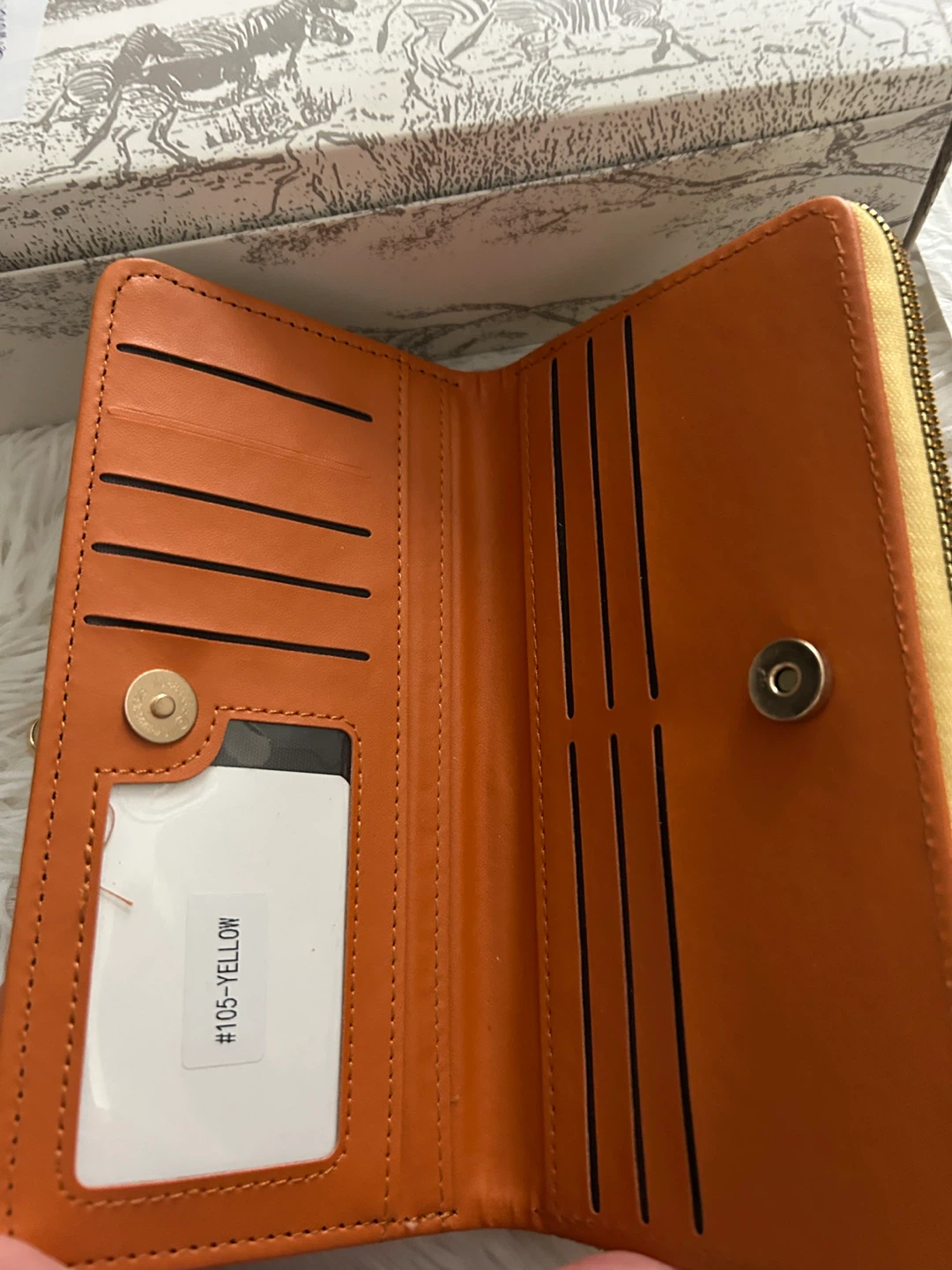 Yellow Wallet with Wrist Strap - photo 2