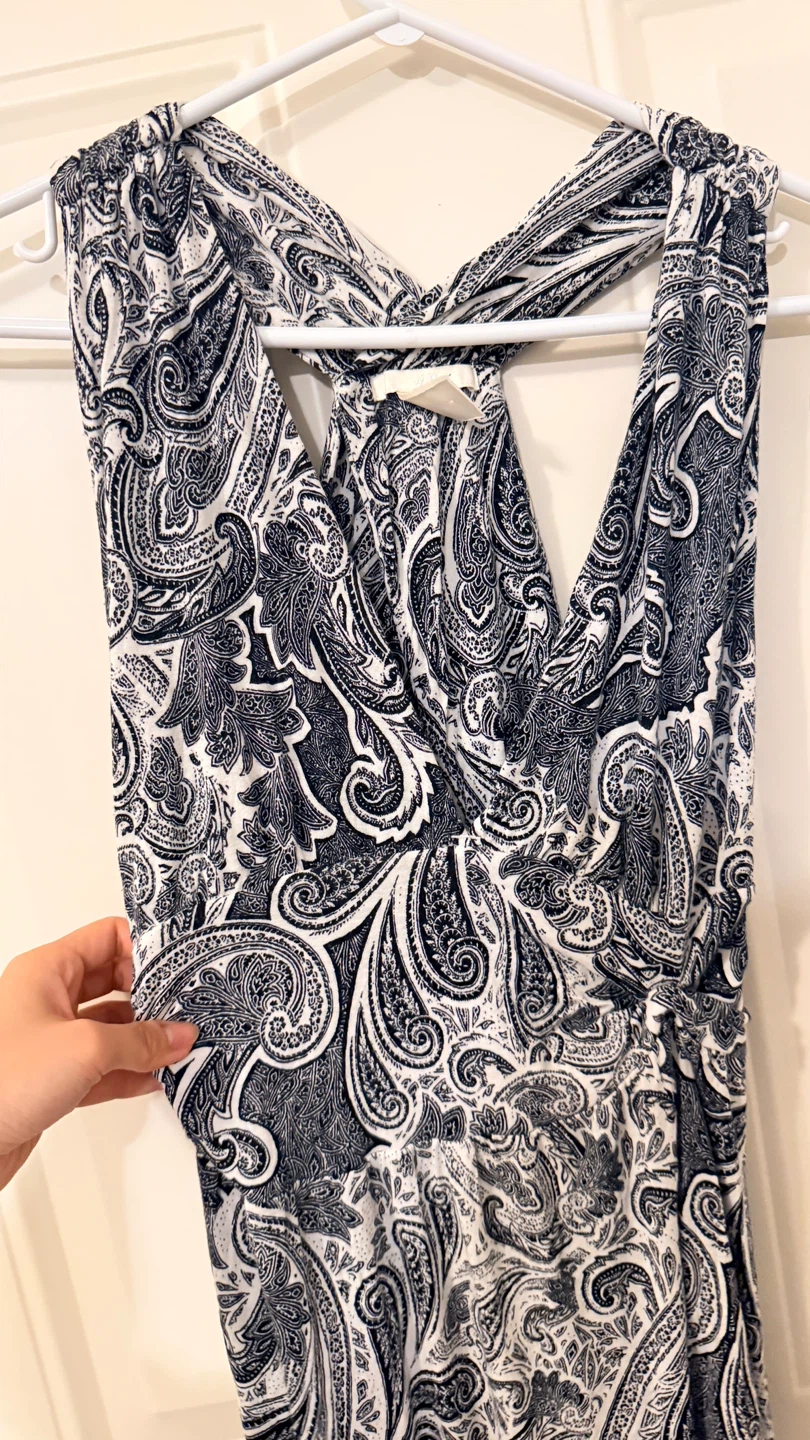 Paisley Maxi Dress. Size M