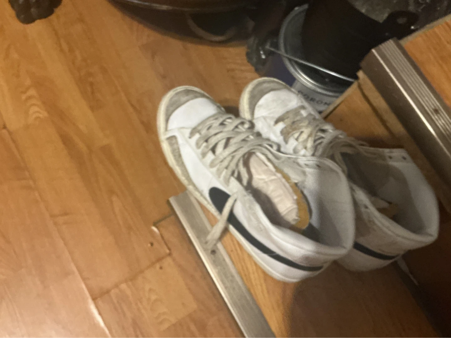 White Nike High-Top Sneakers ⚽