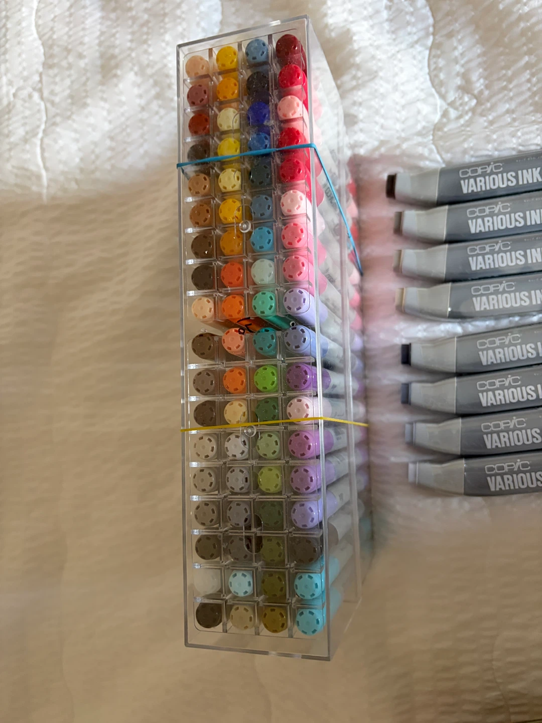 Copic markers 72 color+  NEW various Ink Refills 8 grey colors - photo 5