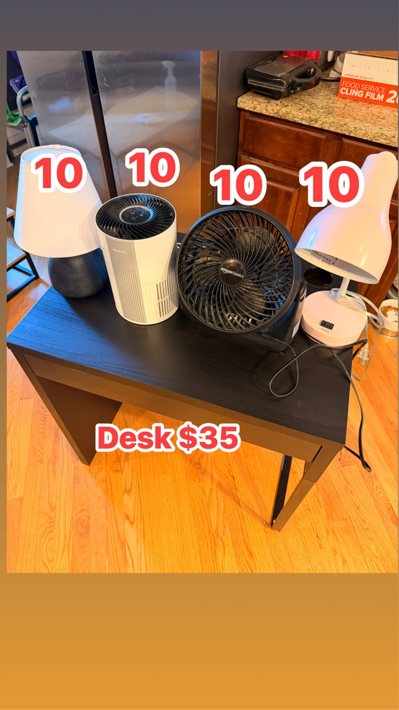 Lamp,Fan,Air purifier $10/each