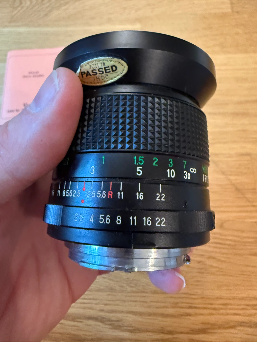 Vivitar 28mm 2.5 Manual Lens (SR Mount) - photo 5