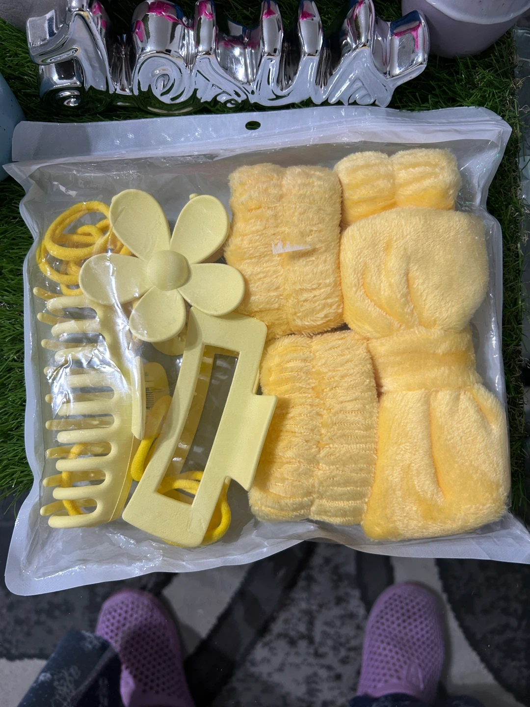 Yellow Hair Accessory Set - photo 2