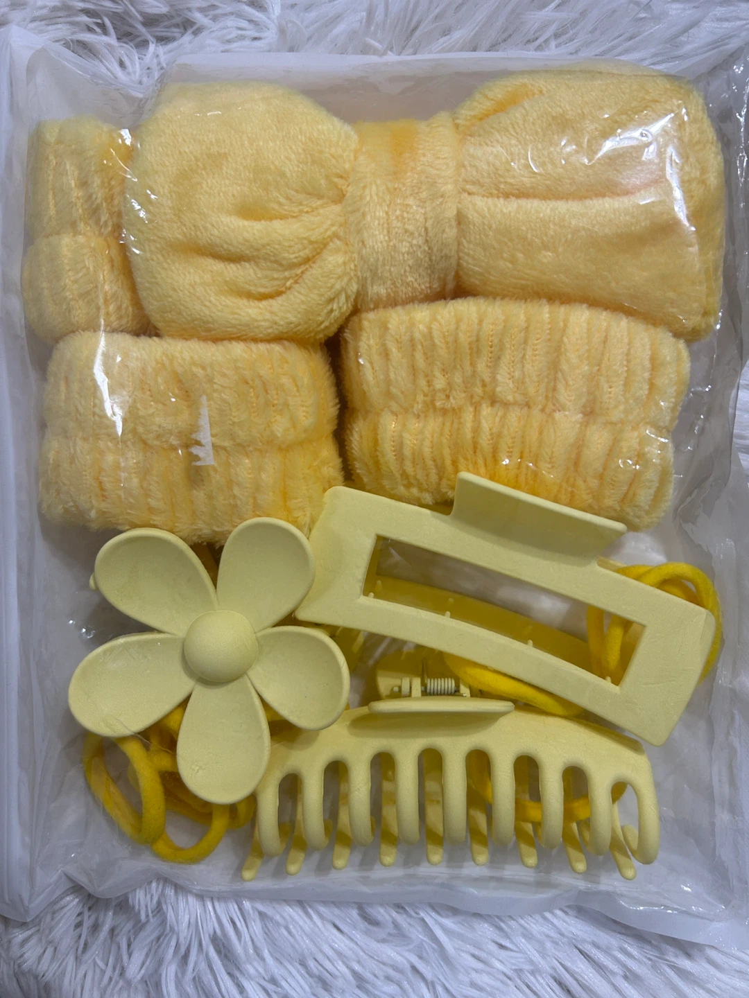 Yellow Hair Accessory Set