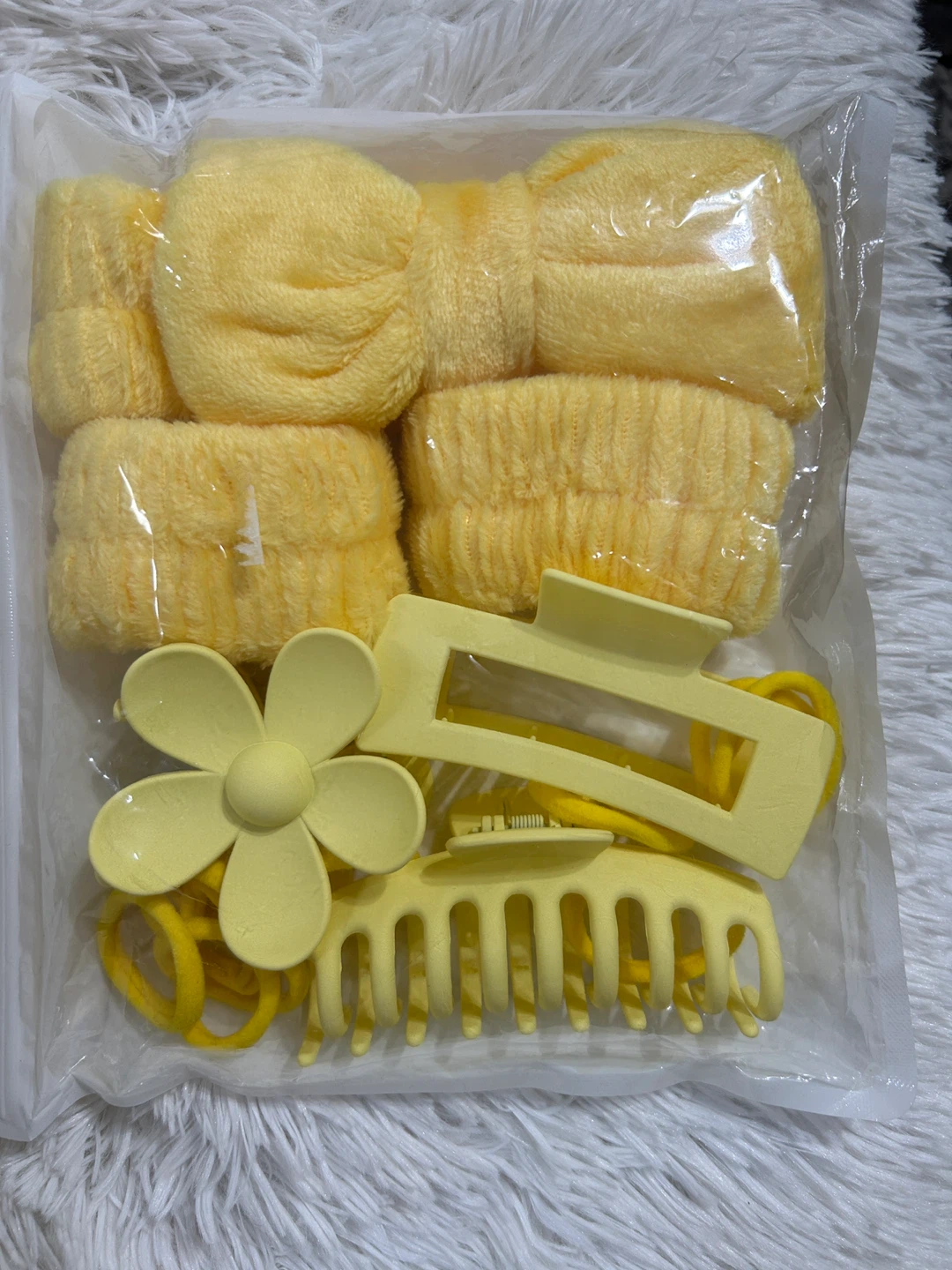 Yellow Hair Accessory Set - photo 3