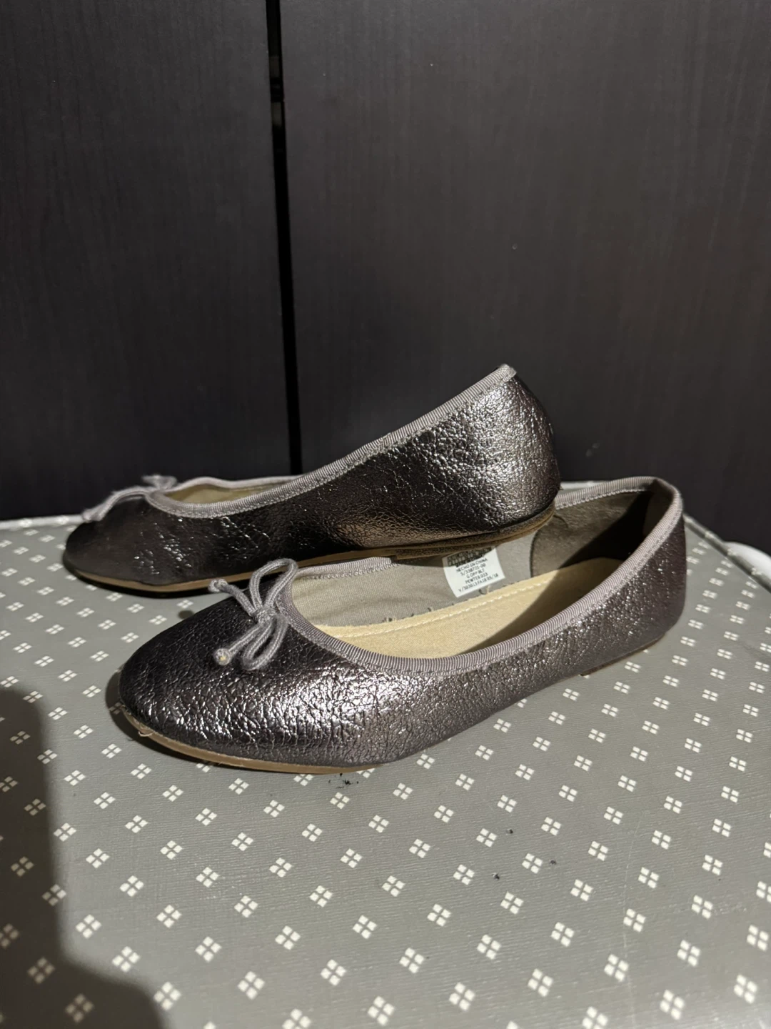 GAP Kids Metallic Ballet Flats - Size 2
