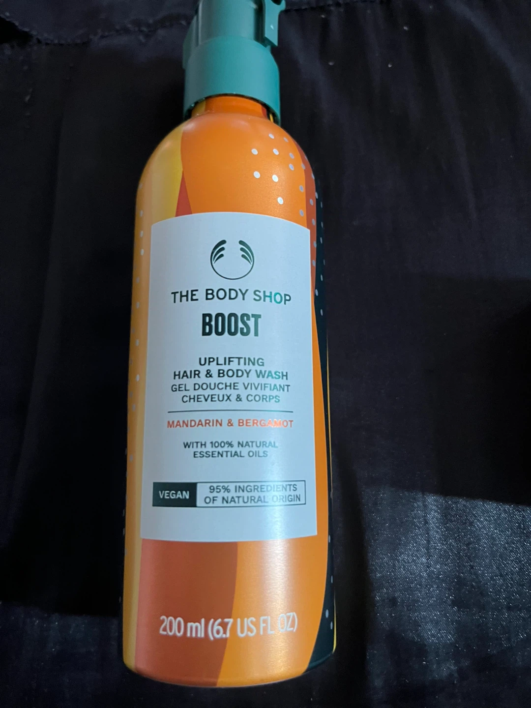 The Body Shop Boost Mandarin & Bergamot Hair & Body Wash - photo 2