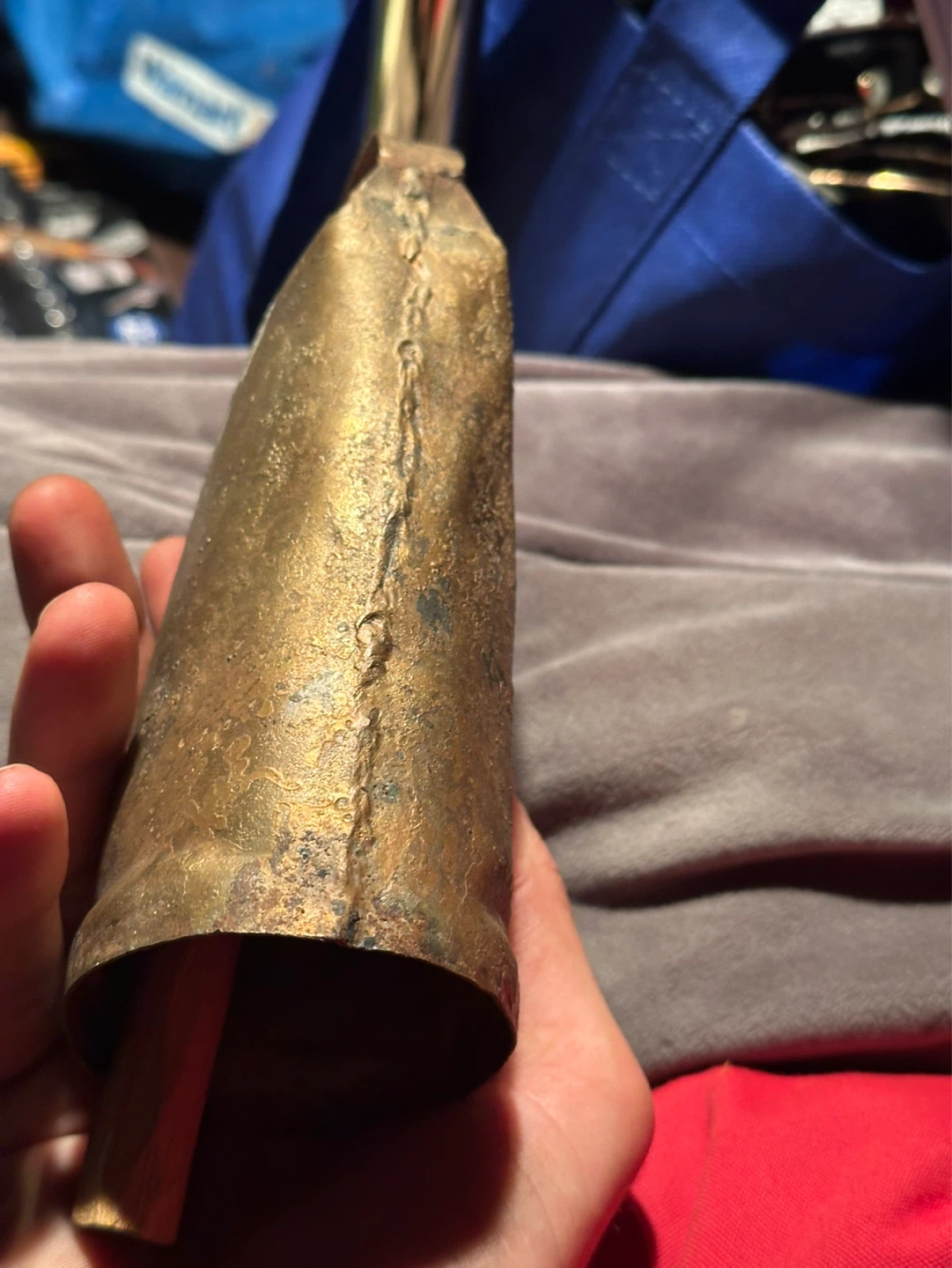 Hand made antique cowbell - photo 2