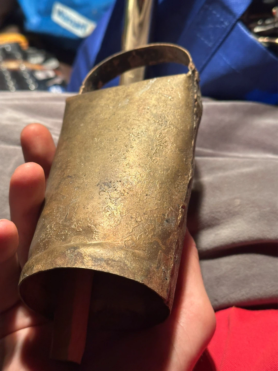 Hand made antique cowbell - photo 3