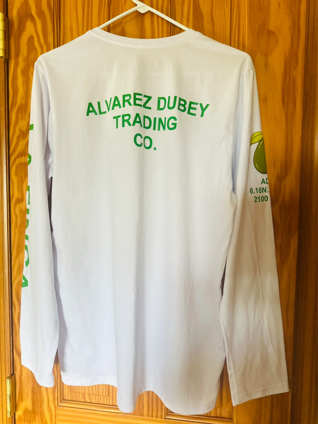 Alvarez Dubey Trading Co. White Long Sleeve T-Shirt XL - photo 5
