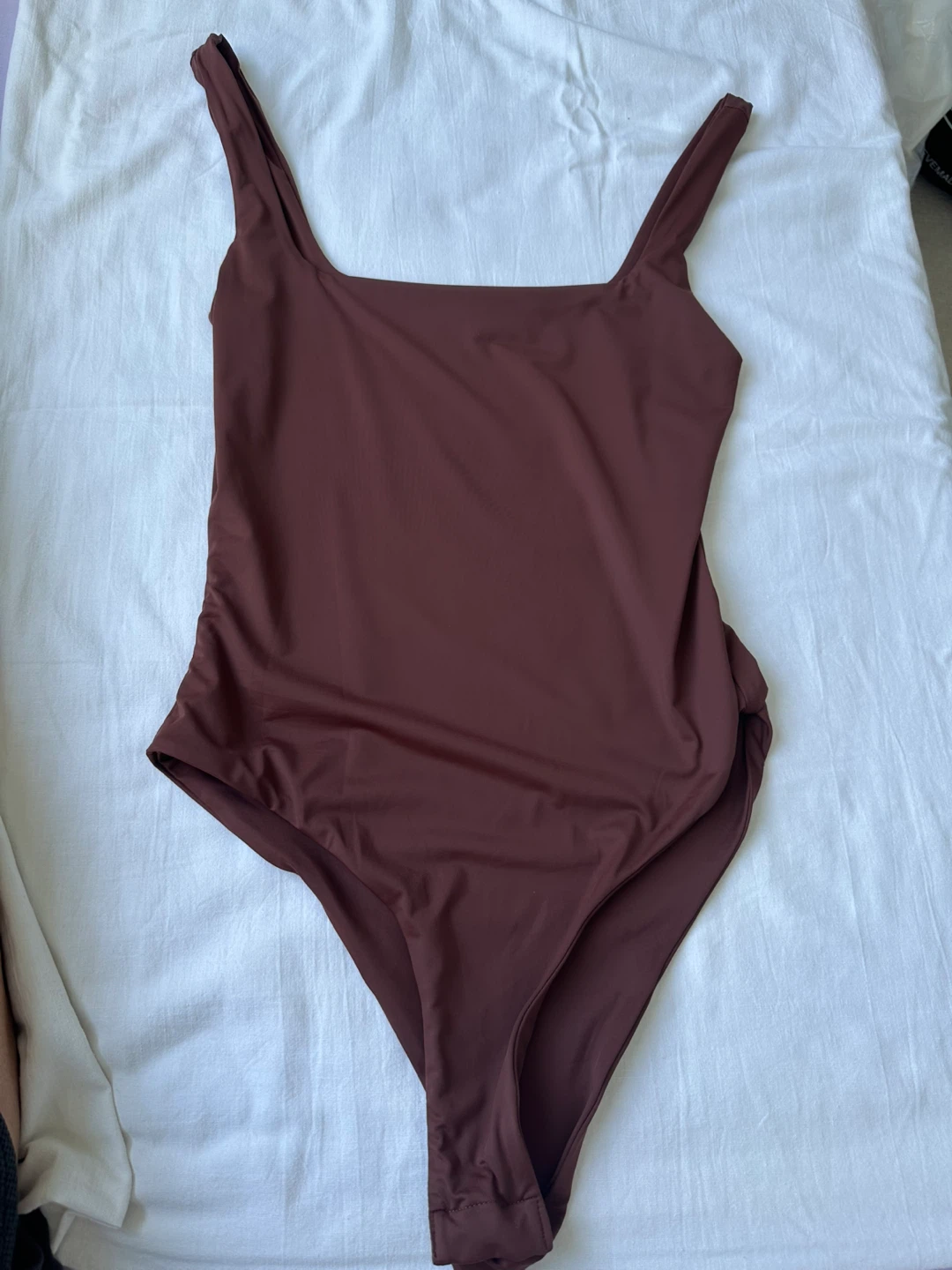 Brown One-Piece Bodysuit