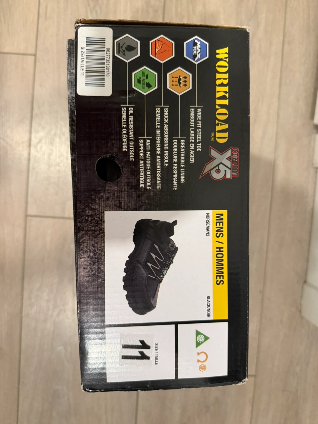 Workload X5 Mens Steel Toe Work Boots - photo 3