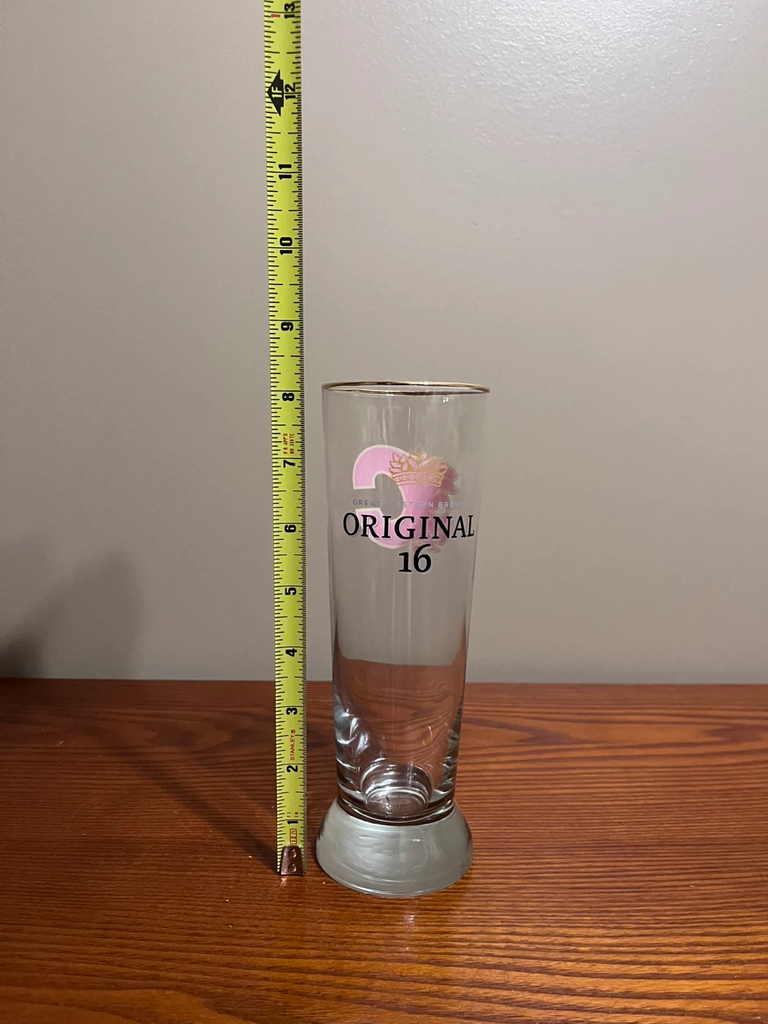 CALGARY FLAMES LOGO 16oz PILSNER GLASSES (10 glasses) - photo 3