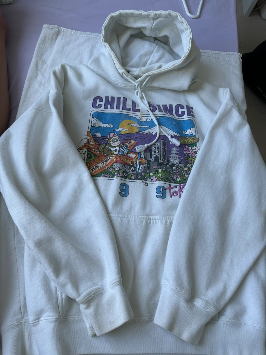Brandy Melville White Hoodie